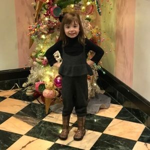 Zara 3-4 Year one piece jumper; Grey